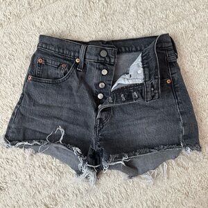 Levi Strauss High Waisted Jean Shorts